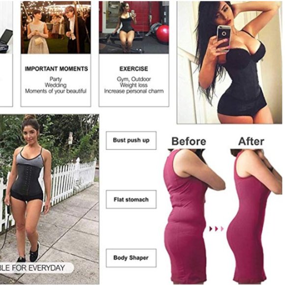 Purple waist trainer/shaper hook latch - Picture 2 of 9